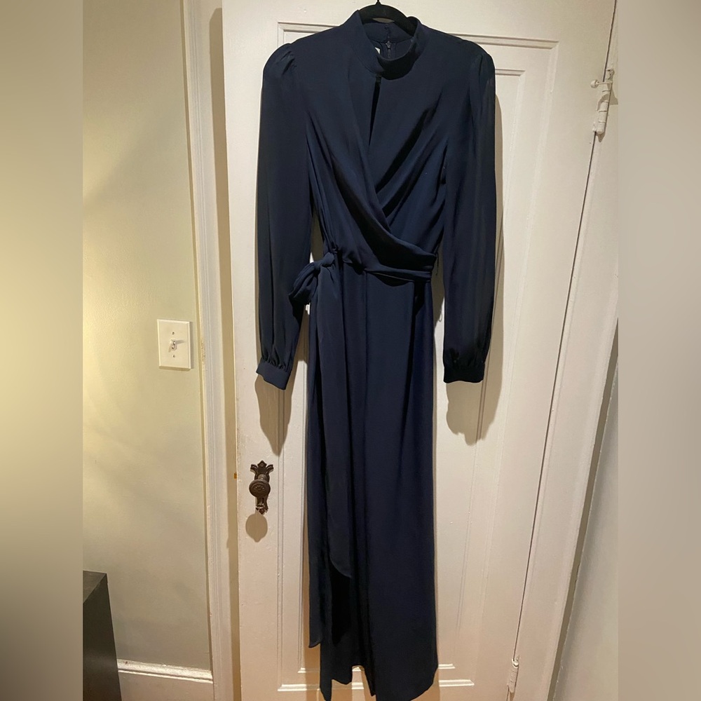 Navy Long Sleeve jumpsuit